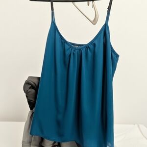 Express Teal Spaghetti Strap Cami